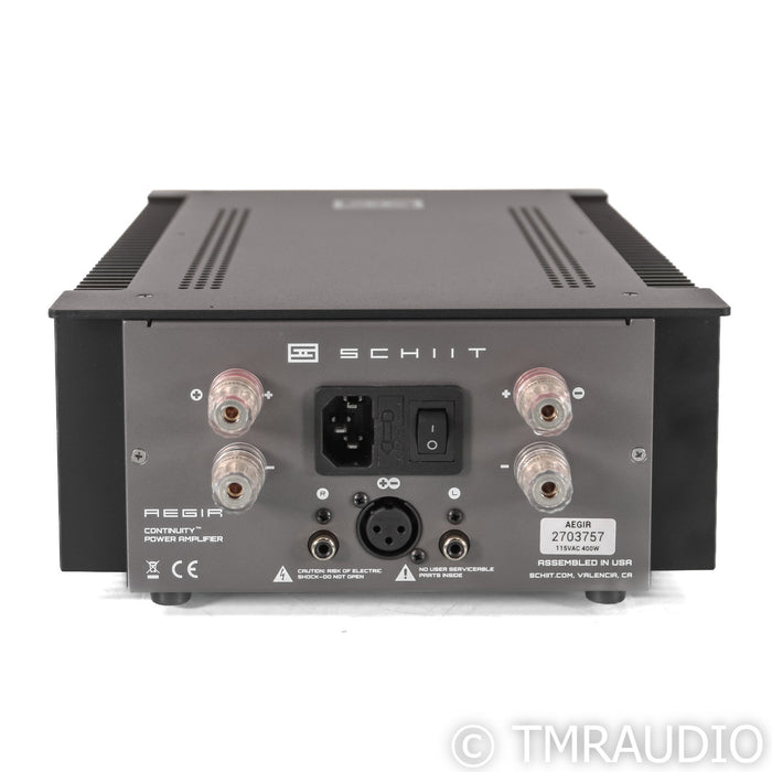 Schitt Audio Aegir Stereo Power Amplifier; Black