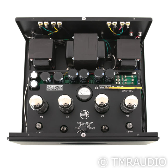 Rogue Audio ST100 Dark Stereo Tube Power Amplifier; Stereo 100; Black