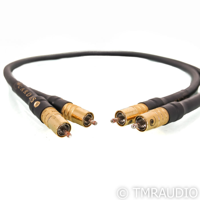 Cardas Golden Reference RCA Cables; 1m Pair Interconnects