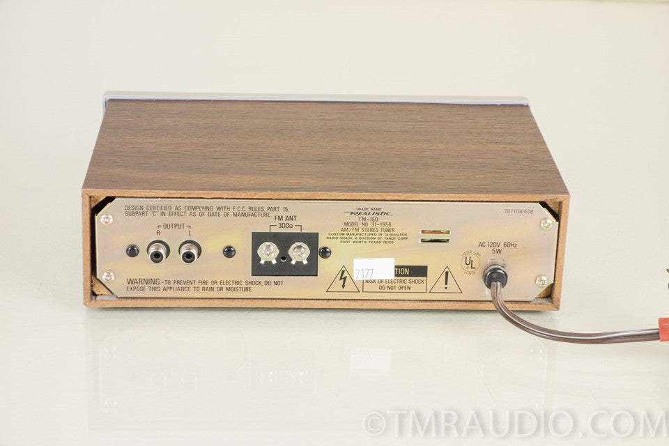 Realistic TM-150 AM / FM Tuner