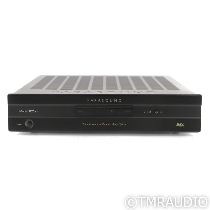 Parasound Model 2125 v.2 Stereo / Mono Power Amplifier; Black