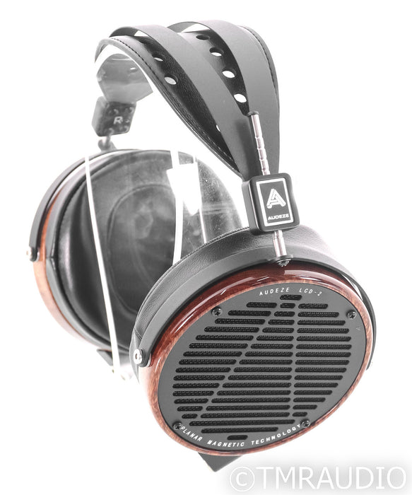 Audeze LCD-2 Open Back Headphones; Rosewood Leather-Free (Open Box)