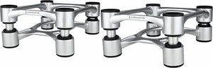 IsoAcoustics Aperta Isolation Stands; Silver Pair (Open Box)