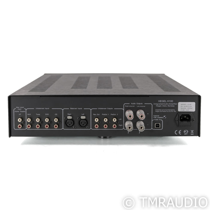 Hegel H100 Stereo Integrated Amplifier; USB; DAC; Black