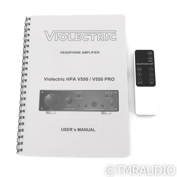Violectric HPA V550 Headphone Amplifier; Black