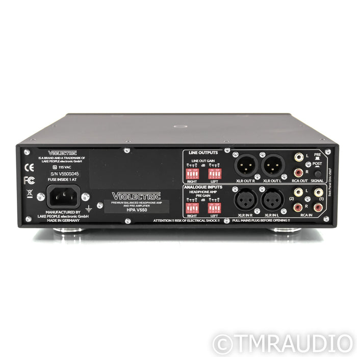 Violectric HPA V550 Headphone Amplifier; Black