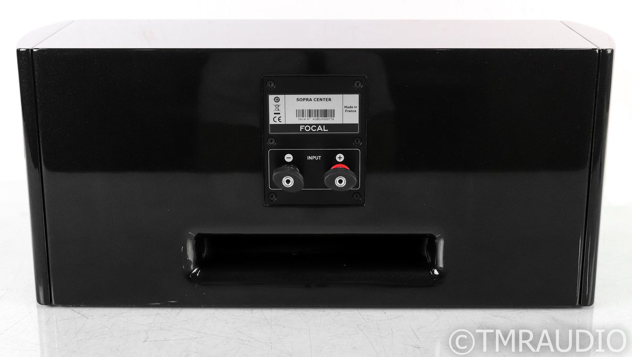 Focal Sopra Center Channel Speaker; Black Lacquer