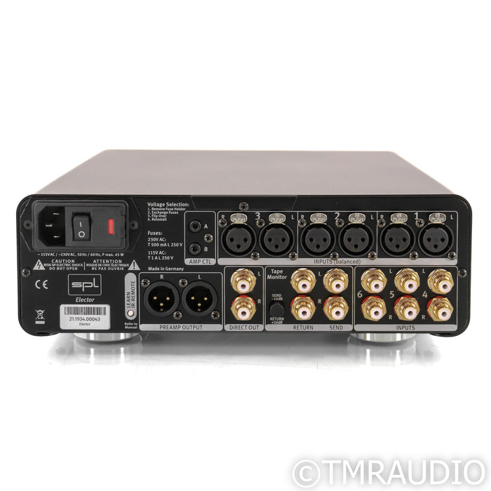 SPL Elector Stereo Preamplifier; Red