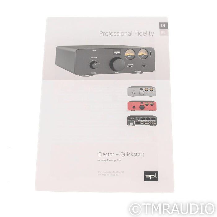SPL Elector Stereo Preamplifier; Red