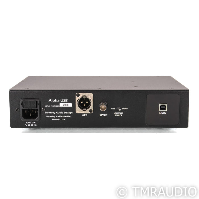 Berkeley Audio Design Alpha USB Interface; D/D Converter