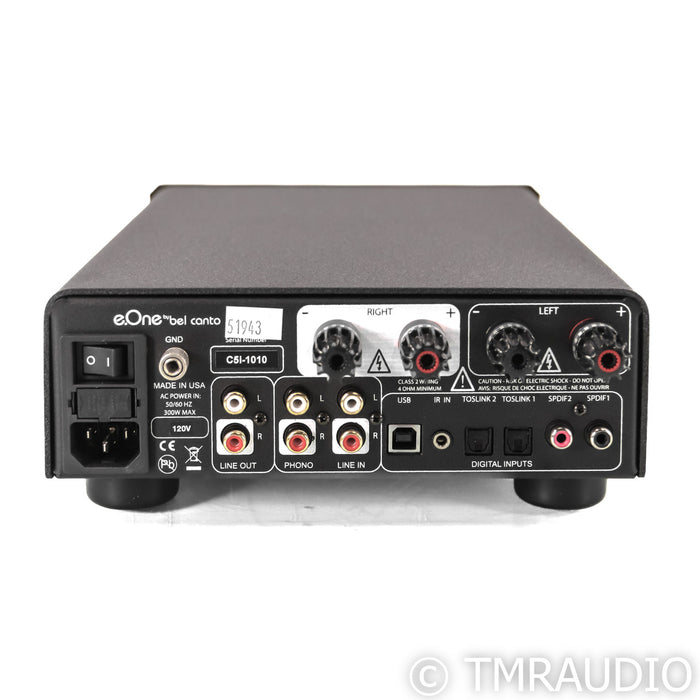 Bel Canto e.One C5i Stereo Integrated Amplifier; MM Phono; USB; Black