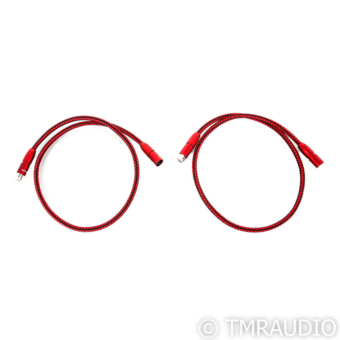 AudioQuest King Cobra XLR Cables; 1m Pair Balanced Interconnects