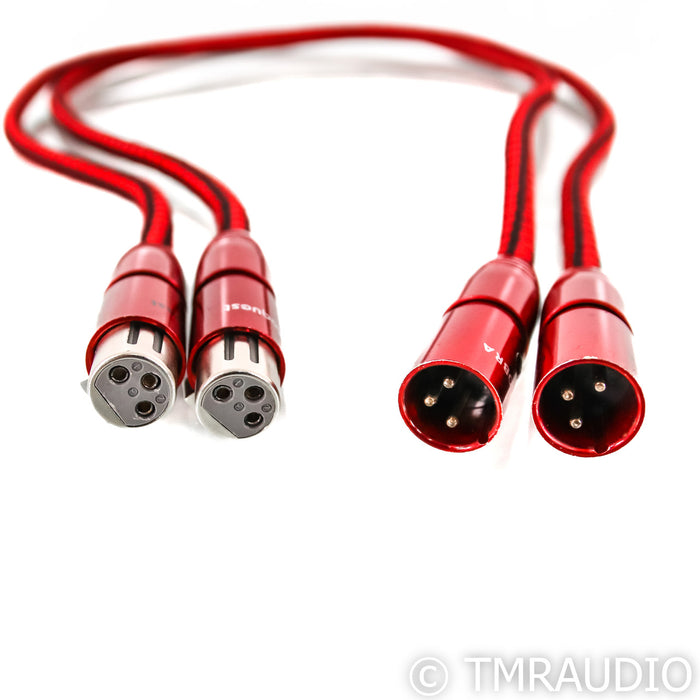 AudioQuest King Cobra XLR Cables; 1m Pair Balanced Interconnects
