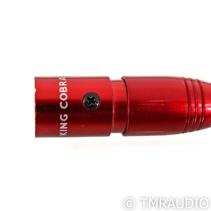 AudioQuest King Cobra XLR Cables; 1m Pair Balanced Interconnects