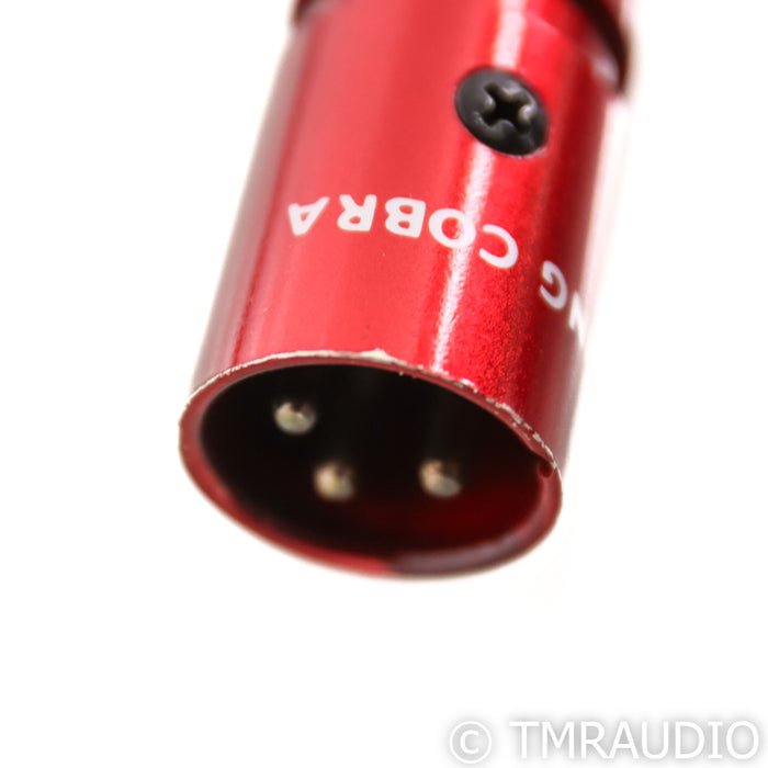 AudioQuest King Cobra XLR Cables; 1m Pair Balanced Interconnects