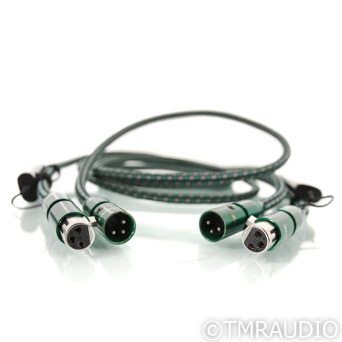 AudioQuest Columbia XLR Cables; 2m Pair Balanced Interconnects; 48v DBS