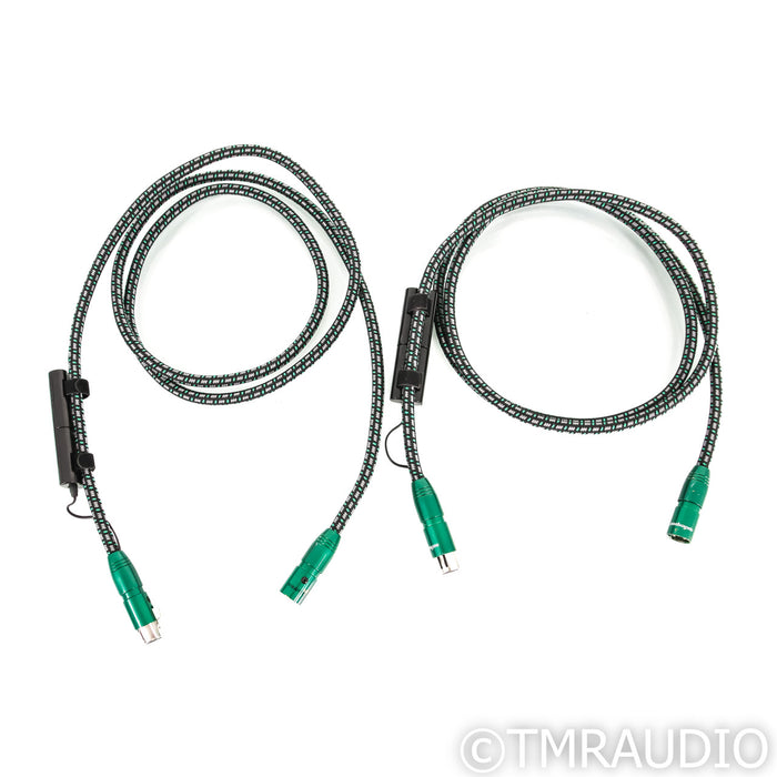 AudioQuest Columbia XLR Cables; 2m Pair Balanced Interconnects; 48v DBS