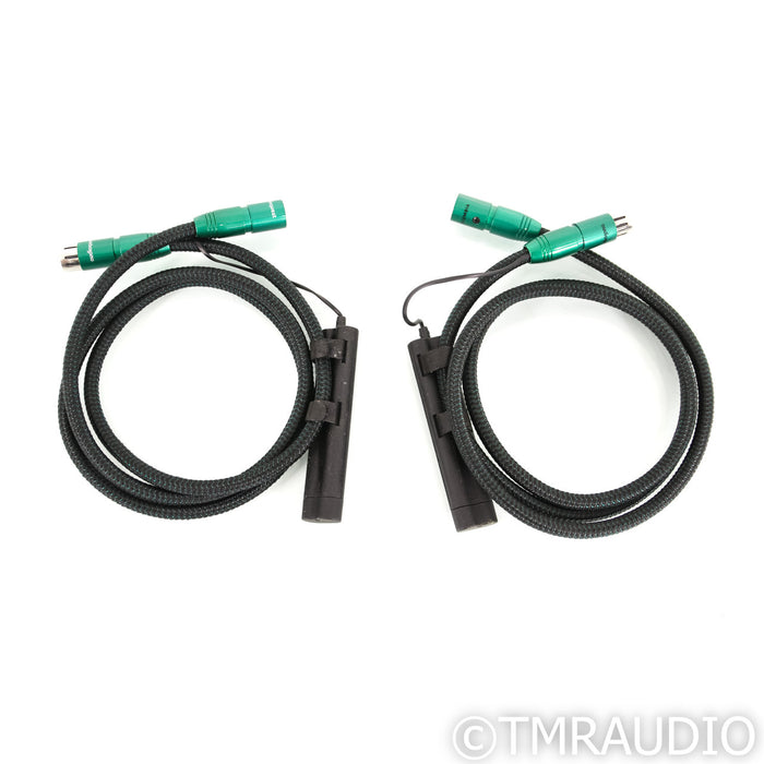 AudioQuest Columbia XLR Cables; 1.5m Pair Balanced Interconnects; 72v DBS