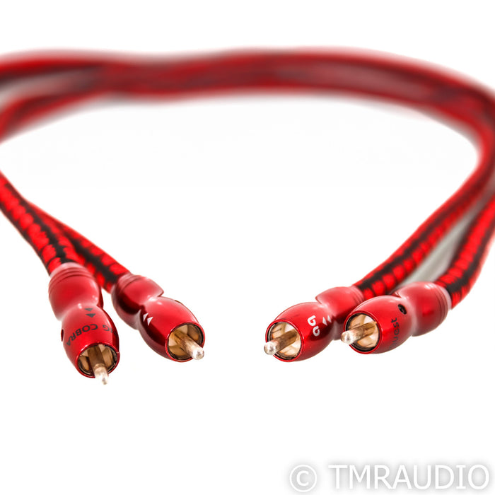 AudioQuest Cobra RCA Cables; 0.75m Pair Interconnects