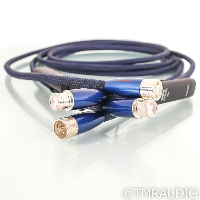 AudioQuest Water XLR Cables; 3m Pair Balanced Interconnects; 72v DBS
