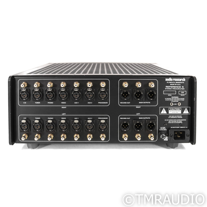 Audio Research Reference 5 Stereo Tube Hybrid Preamplifier; Silver (New Tubes)