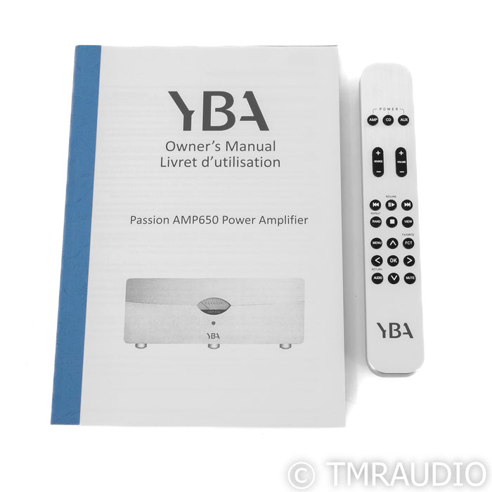 YBA Passion AMP650 Stereo / Mono Power Amplifier; AMP-650