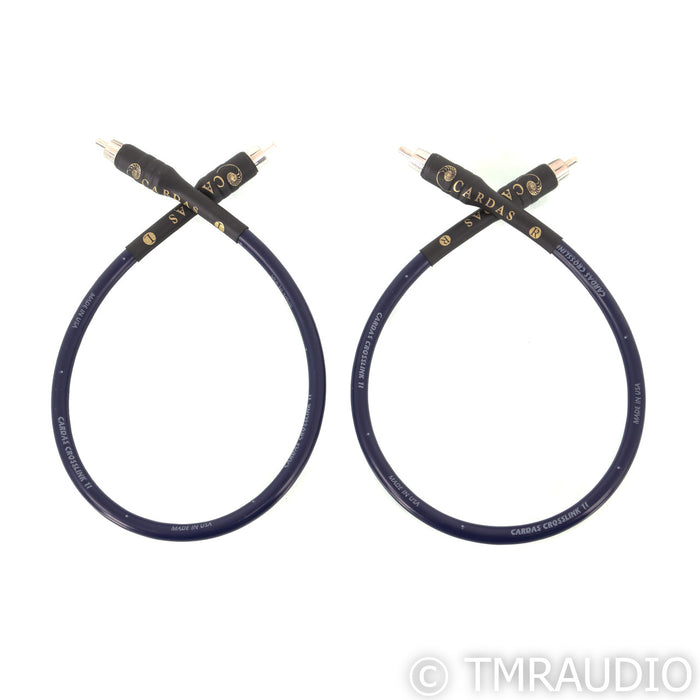 Cardas Crosslink 1I RCA Cables; 0.5m Pair Interconects