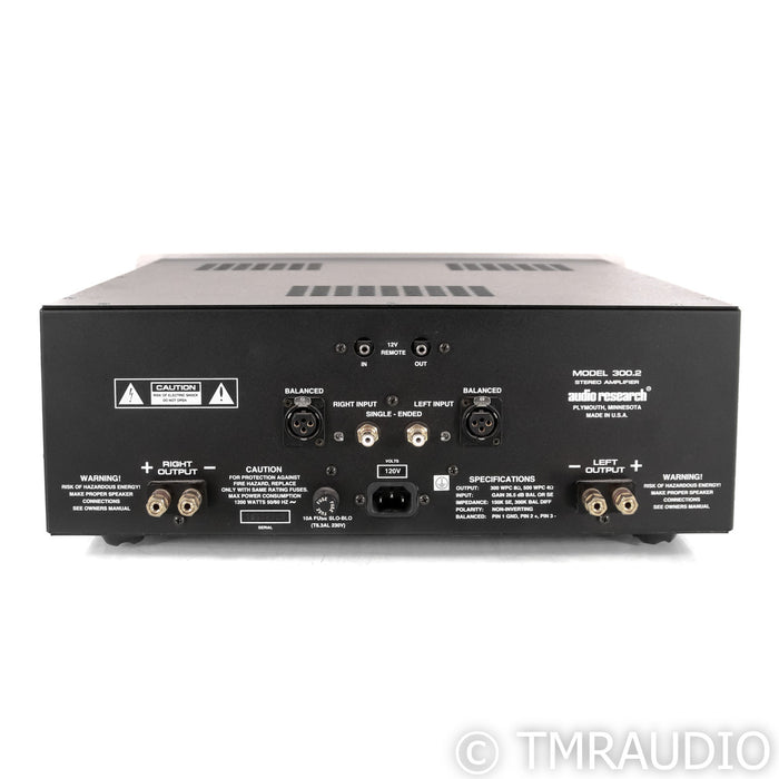 Audio Research 300.2 Stereo Power Amplifier; Silver