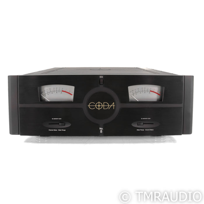 Coda Continuum No. 8 V1 Stereo Power Amplifier; Black