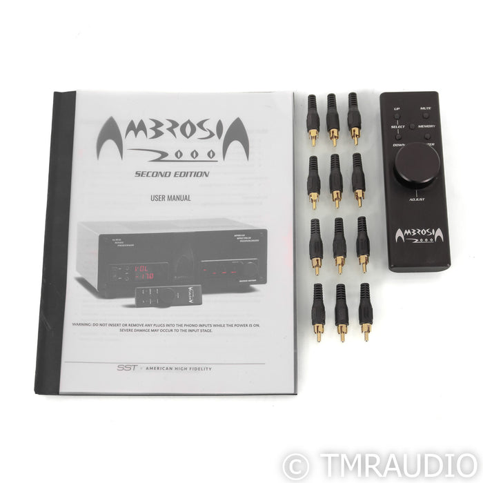 Spread Spectrum Technologies Ambrosia 2000 2 Channel Processor; MM / MC Phono; Black