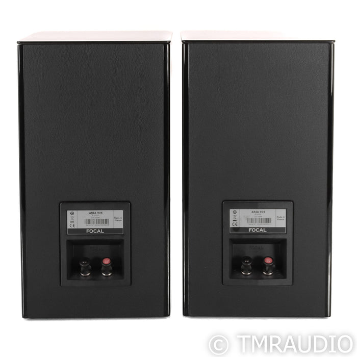 Focal Aria 906 Bookshelf Speakers; Black High Gloss Pair