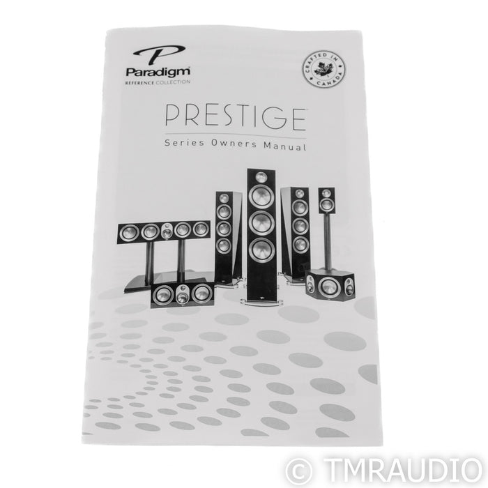 Paradigm Prestige 15b Bookshelf Speakers; Walnut Pair