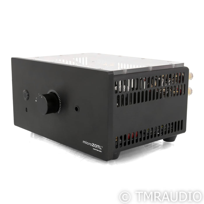 Linear Tube Audio MicroZOTL MZ2 Stereo Tube Headphone Amplifier; MZ-2; Black; LPS+