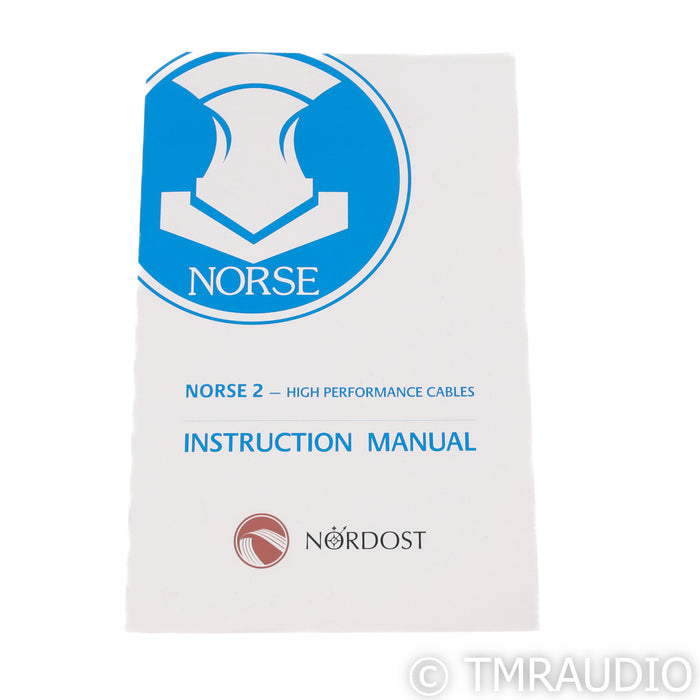 Nordost Frey 2 Analog XLR Cables; 1m Pair Balanced Interconnects