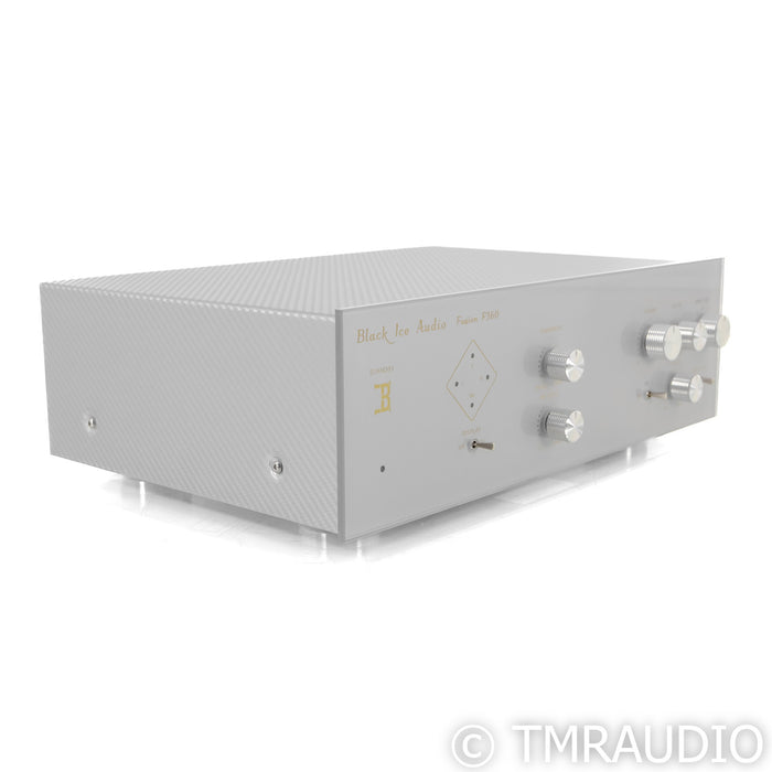 Black Ice Audio Fusion 360 Stereo Tube Preamplifier; Carbon Silver