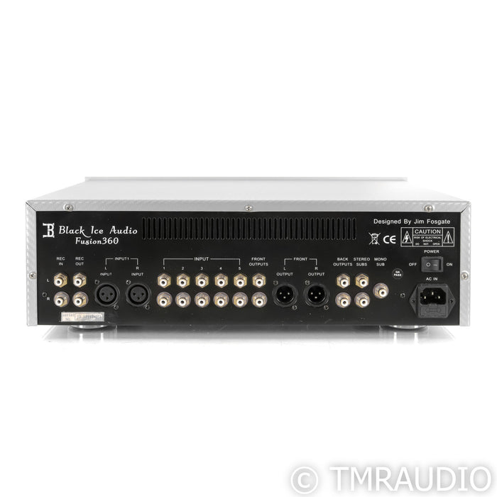 Black Ice Audio Fusion 360 Stereo Tube Preamplifier; Carbon Silver