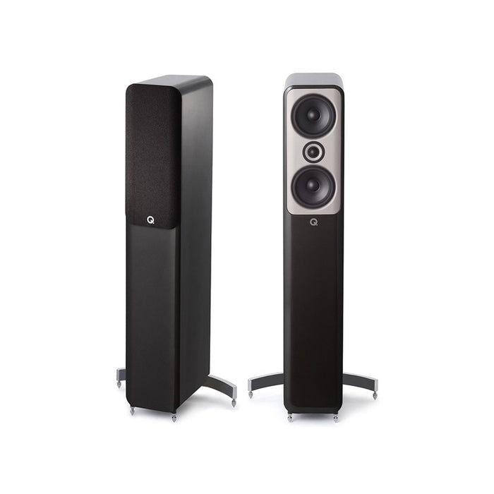 Q Acoustics Concept 50 Floorstanding Speaker Pair; Gloss Black Pair (Open Box)