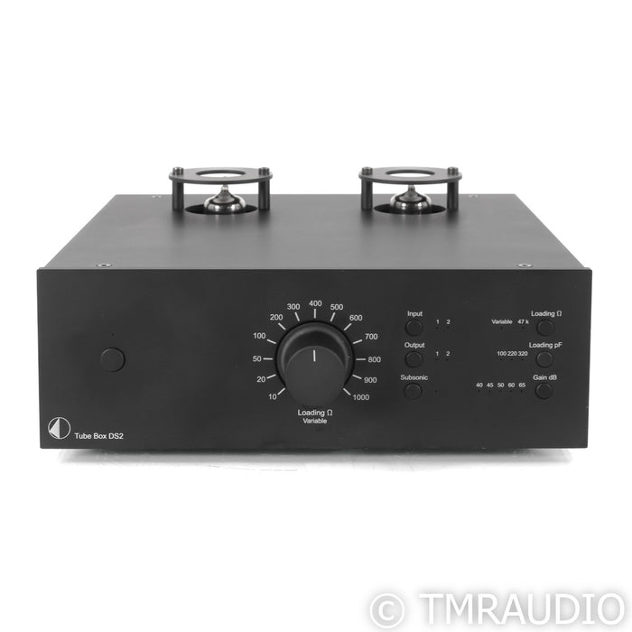 Pro-Ject Tube Box DS2 MM / MC Tube Phono Preamplifier; DS-2; Black