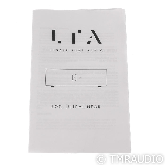 LTA ZOTL Ultralinear+ Stereo Tube Power Amplifier