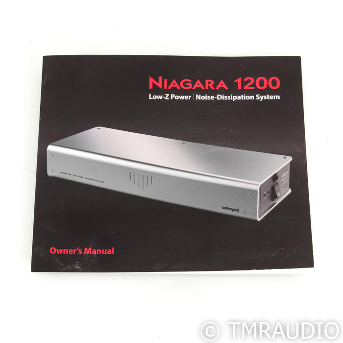 AudioQuest Niagara 1200 AC Power Line Conditioner; Gray