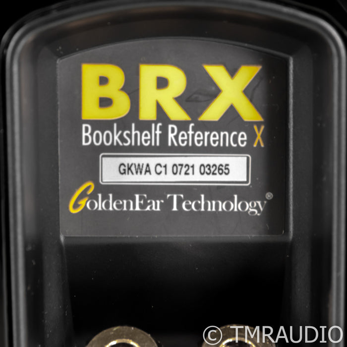 GoldenEar BRX Bookshelf Speakers; Piano Black Pair
