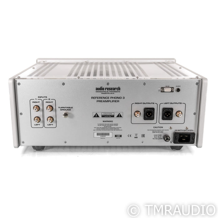 Audio Research Reference Phono 3 Stereo Tube Preamplifier; Silver