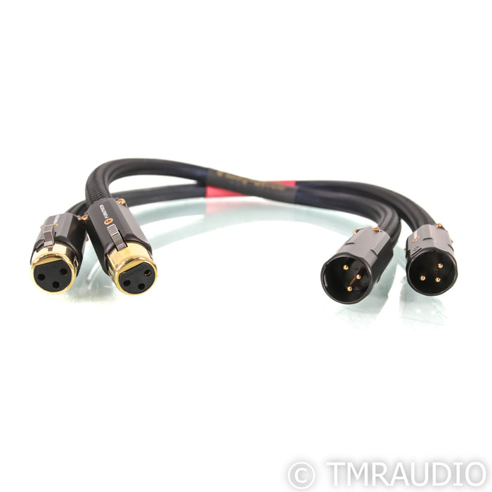 Audio Art Cable Statement e IC Cryo XLR Cables; Gold Pair Balanced Interconnects