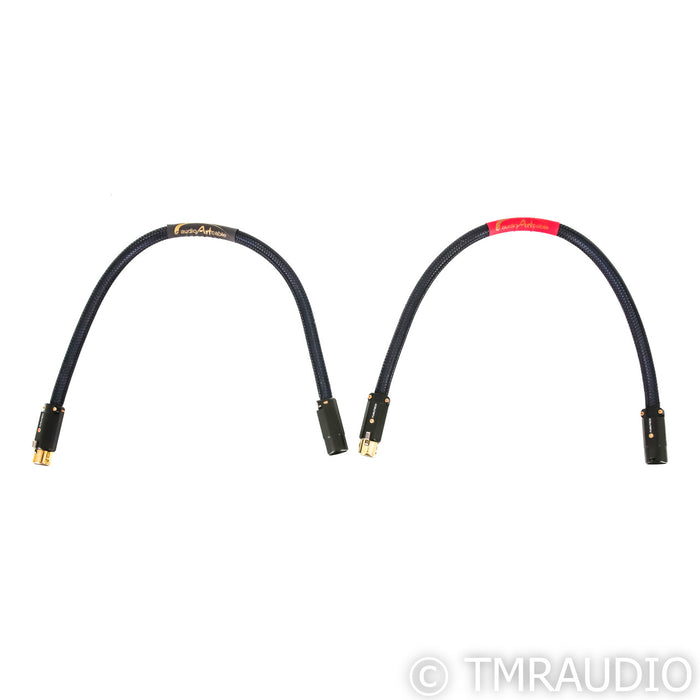 Audio Art Cable Statement e IC Cryo XLR Cables; Gold Pair Balanced Interconnects
