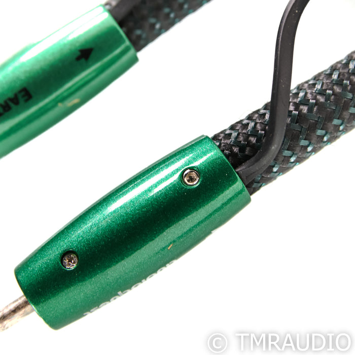 AudioQuest Earth RCA Cables; 2m Pair Interconnects; 72v DBS