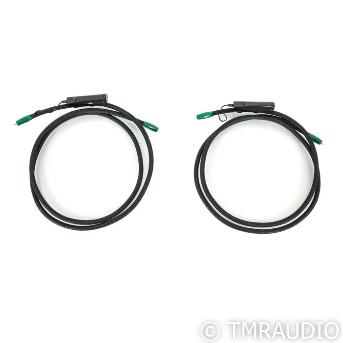 AudioQuest Earth RCA Cables; 2m Pair Interconnects; 72v DBS