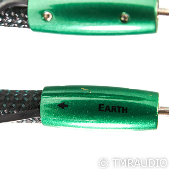 AudioQuest Earth RCA Cables; 2m Pair Interconnects; 72v DBS