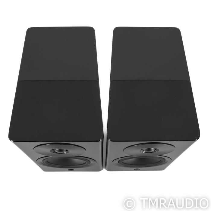 Dynaudio Focus 10 Active Powered Bookshelf Speaker; Piano Black Pair