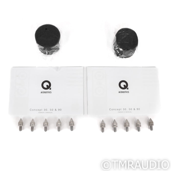 Q Acoustics Concept 50 Floorstanding Speakers; Black Pair