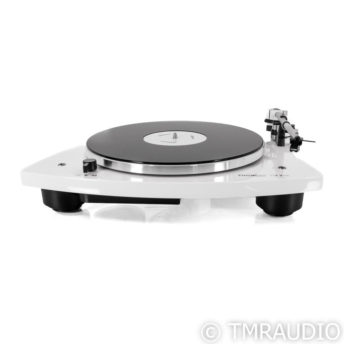 Thorens TD 209 Belt Drive Turntable; White; TAS 267 MM Cartridge (Unused)
